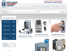 Tablet Screenshot of keylessaccesslocks.com
